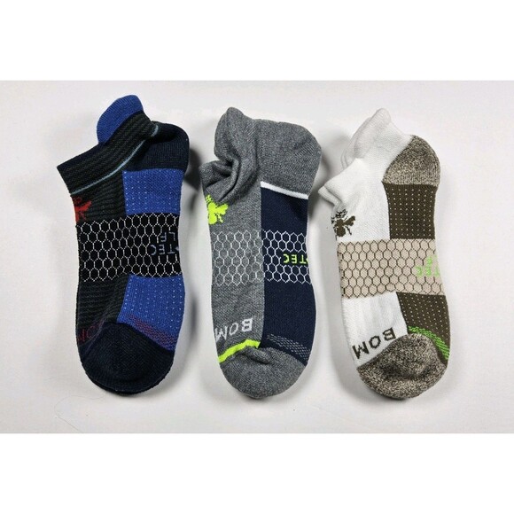 Bombas Hex-Tec Golf Style & Athletic Ankle Socks Lot Of 3 Pairs Size M - Picture 1 of 2
